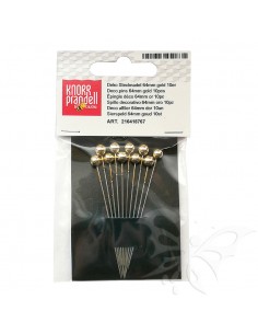 SPILLI TESTA 6mm ORO Lung....