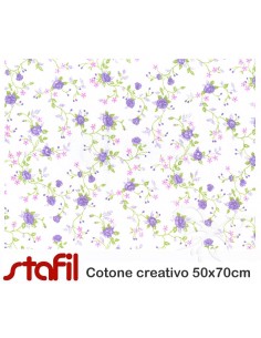 Tessuto Cotone ROSELLINE...