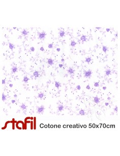 Tessuto Cotone ROSELLINE...