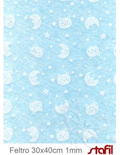 FELTRO 30x40cm 1mm lune e...