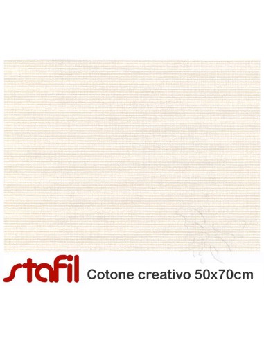 Tessuto Cotone RIGHE Tortora 50x70cm