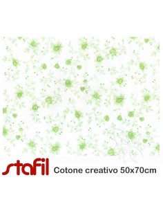 Tessuto Cotone ROSELLINE...