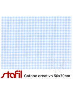 Tessuto Cotone QUADRETTI...