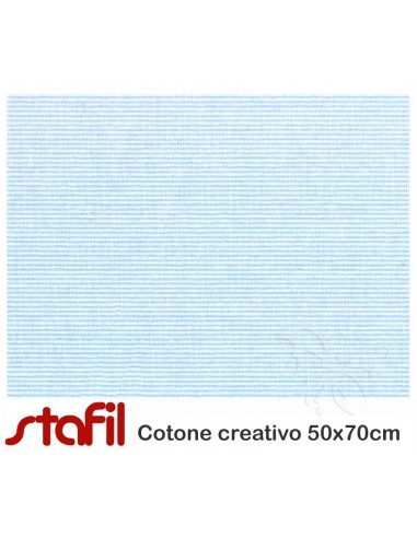 Tessuto Cotone RIGHE CELESTI 50x70cm