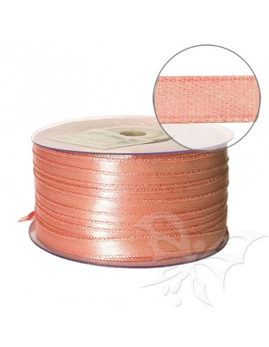 Nastro Raso 6mm Rosa antico