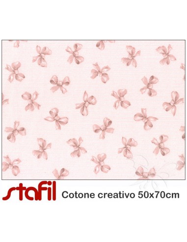 Tessuto Cotone 50x70cm FIOCCHI ROSA...