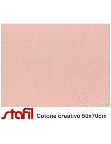 Tessuto Cotone 50x70cm ROSA ANTICO