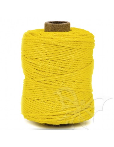 Cordoncino in cotone 2mm GIALLO