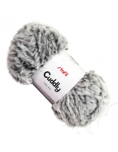 Gomitolo Peluche CUDDLY - Grigio sfumato