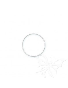 Cerchio metallico bianco 15cm