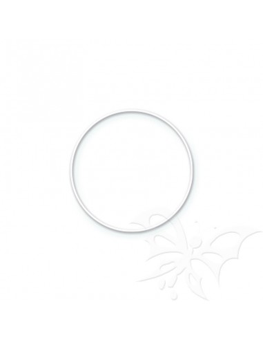 Cerchio metallico bianco 20cm