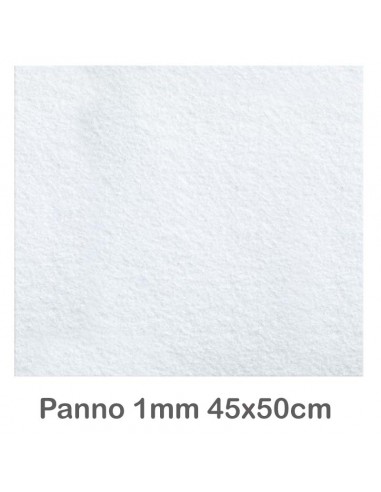 Pannolenci 45x50cm 1mm Bianco