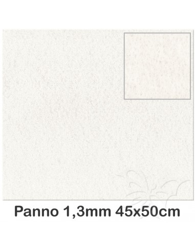 Pannolenci 1,3mm 45x50cm Bianco