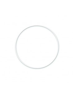Cerchio metallico bianco 25cm