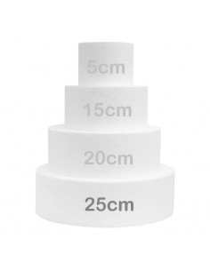 Disco in polistirolo 25x5cm