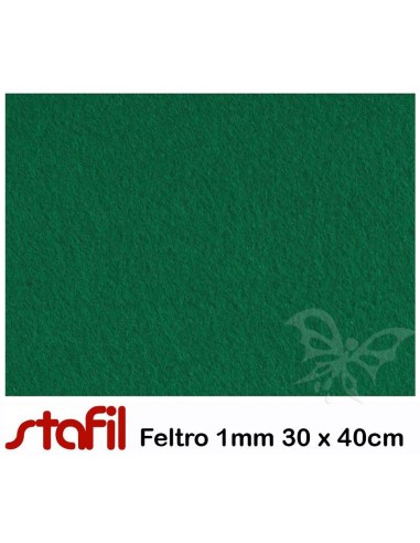 Foglio FELTRO 30x40cm 1mm Verde 25017011