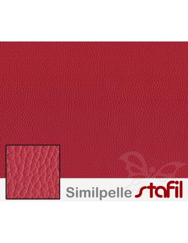 Similpelle Nabuk 50x70cm Rosso scuro