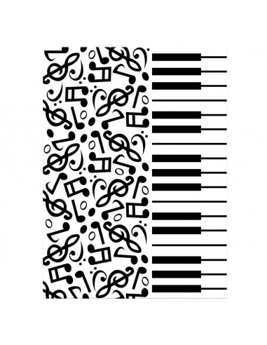 Libretto Embossing - Note pianoforte