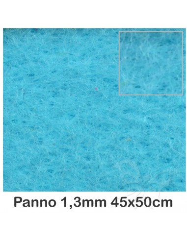 Pannolenci 1,3mm 45x50cm Turchese chiaro