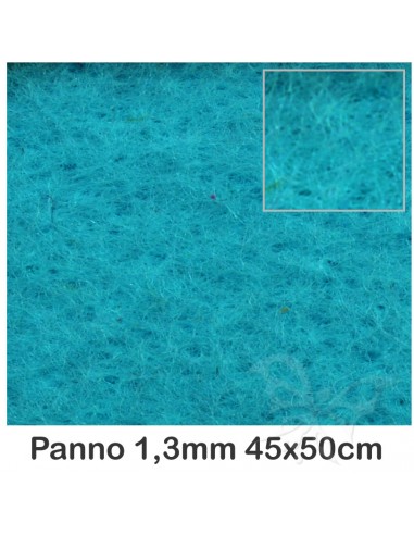 Pannolenci 1,3mm 45x50cm Turchese