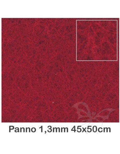 Pannolenci 1,1mm 45x50cm Rosso scuro