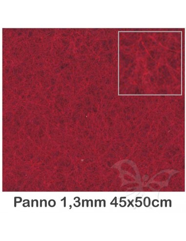 Pannolenci 1,1mm 45x50cm Rosso scuro