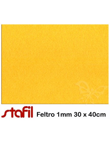 Foglio FELTRO 30x40cm 1mm Giallo sole