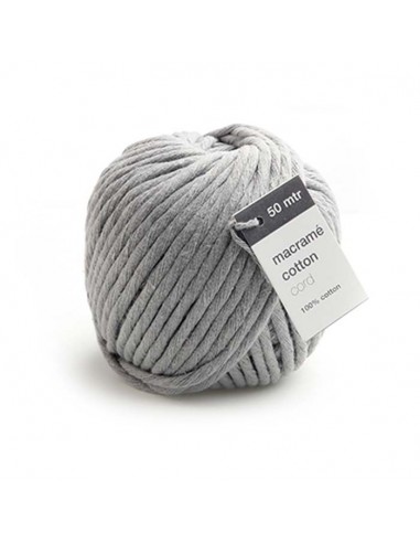 Cordone in cotone macrame' Grigio