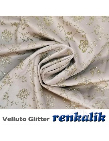 Velluto glitter PERLA