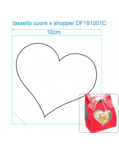 Tassello CUORE per Fustella...