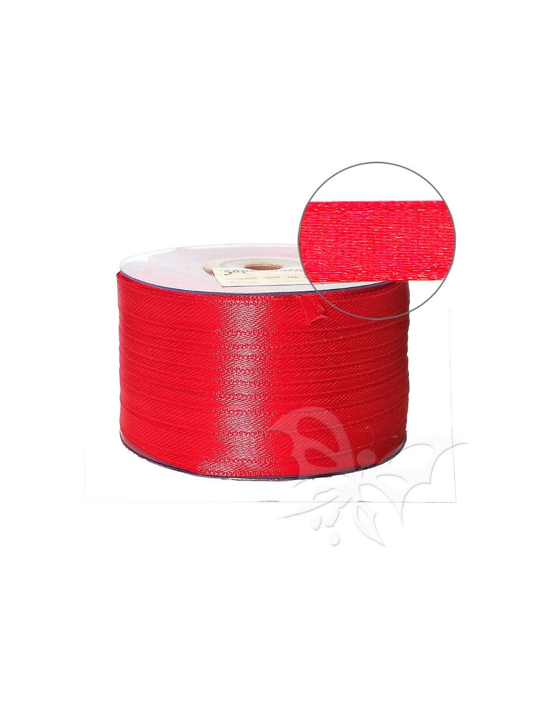 Nastro Raso 10mm Rosso