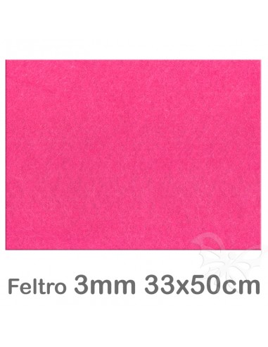 Feltro 33x50cm 3mm - Fucsia