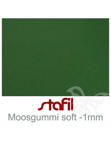 Foglio moosgummi Soft "Verde muschio"...