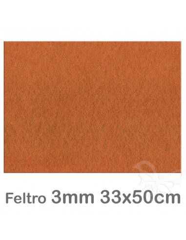 Feltro 33x50cm 3mm - Nocciola