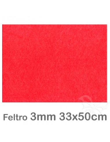 Feltro 33x50cm 3mm - Rosso Natale