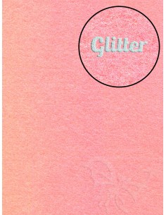 Feltro GLITTER FINE Rosa...