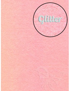Feltro GLITTER FINE Rosa...