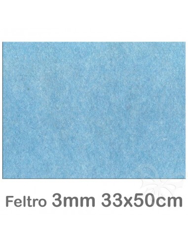 Feltro 33x50cm 3mm - Azzurro baby