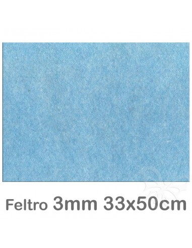 Feltro 33x50cm 3mm - Azzurro baby