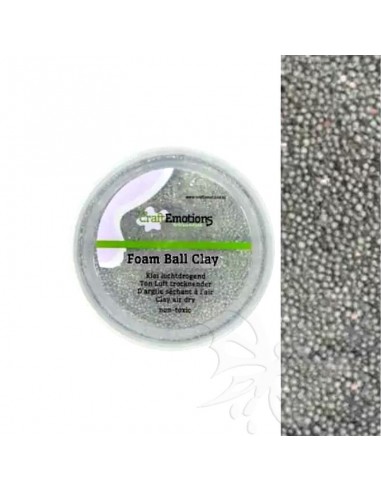 Foam Ball Clay - Argento Glitter