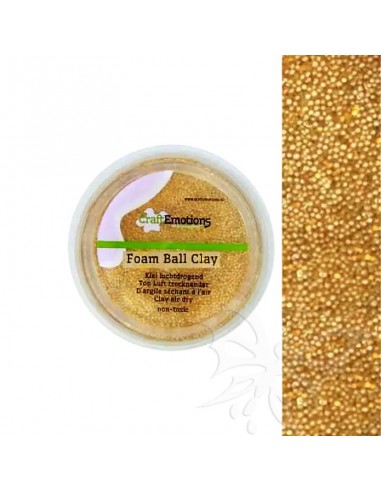 Foam Ball Clay - Oro Glitter