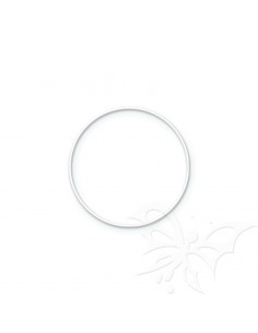 Cerchio metallico bianco 18cm
