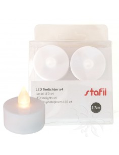 set 4 lumicini a luce led...