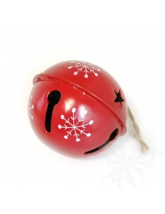 Sonaglio natalizio rosso 7cm