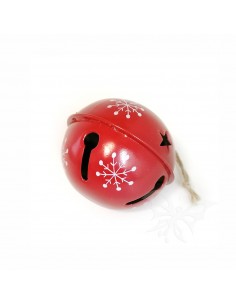 Sonaglio natalizio rosso 5cm