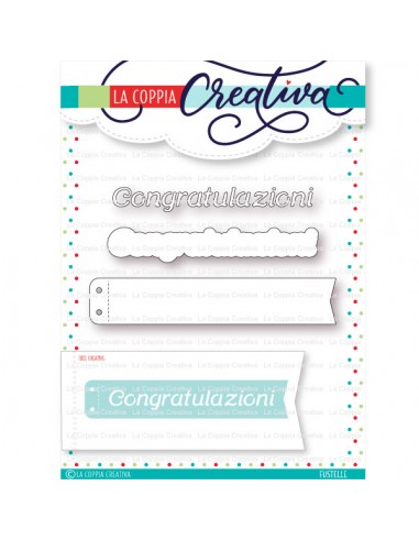 Set 3 Fustelle CONGRATULAZIONI con...