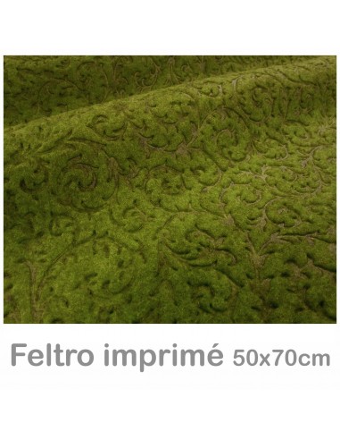 Feltro Imprimé 50x70cm VERDE MUSCHIO