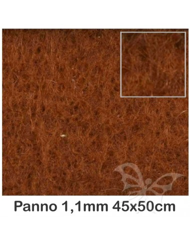 Pannolenci 1,1mm 45x50cm Marrone