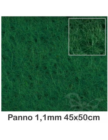 Pannolenci 1,1mm 45x50cm Verde scuro