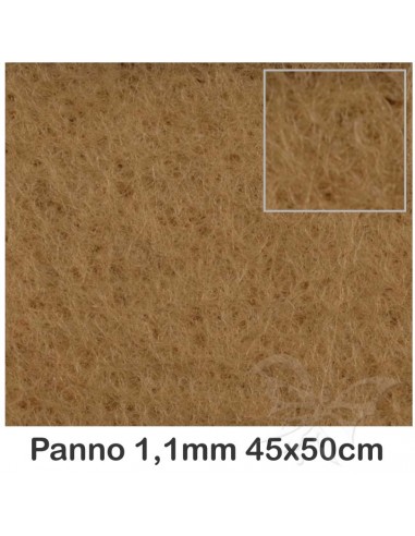 Pannolenci 1,1mm 45x50cm Marrone chiaro